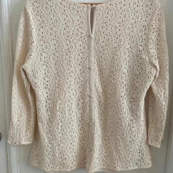 Hawthorn Womens Cream Lace Top - Picture 9 of 10